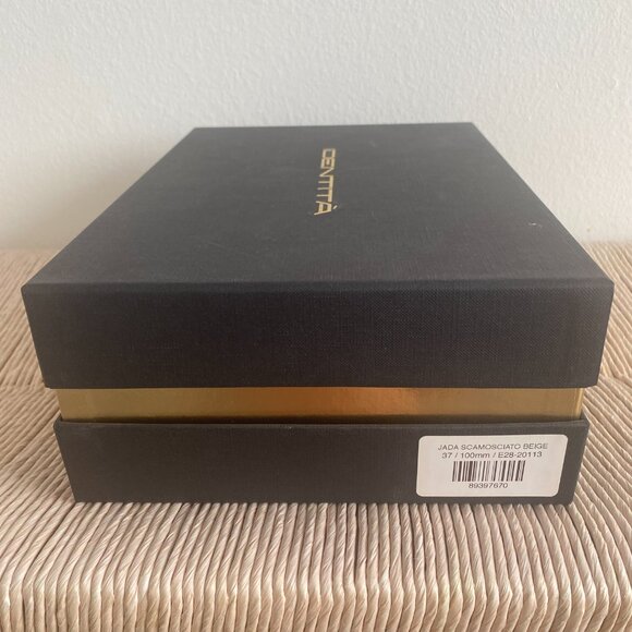 BRAND NEW IN BOX - Identita Jada Beige Suede Anklewrap Stiletto 4"/100mm Pumps - Picture 3 of 14